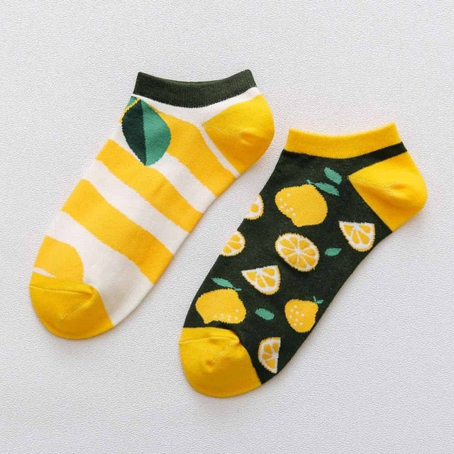 summer Trendy happy Socks men Cotton Boat Man Socks Interest Funny Originality Series harajuku ankle sock Animal fruit