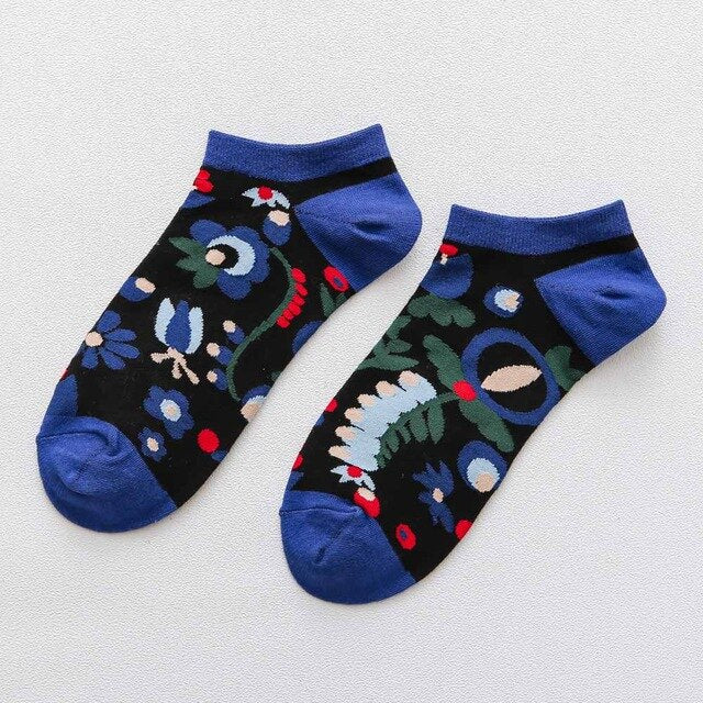 summer Trendy happy Socks men Cotton Boat Man Socks Interest Funny Originality Series harajuku ankle sock Animal fruit