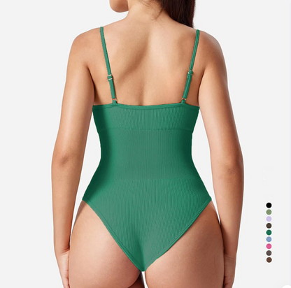 Sexy shoulder strap adjustable yoga suit jumpsuit European and American high elasticity base fashionable one-piece jumpsuit